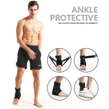 Load image into Gallery viewer, Ankle Support Brace Protector PP Plate Pressurized Fixing Strap Adjustable Sports Sprained Ankle Brace Stabilizer Injury Recover
