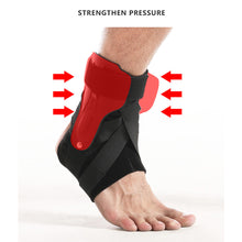 Load image into Gallery viewer, Ankle Support Brace Protector PP Plate Pressurized Fixing Strap Adjustable Sports Sprained Ankle Brace Stabilizer Injury Recover
