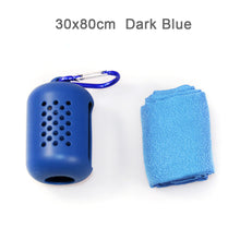 Load image into Gallery viewer, 30x80cm Quick Dry Towel Portable Silicone Cooling Relief Towel For Outdoor Diving Swimming Sports Yoga Gym Running Travel
