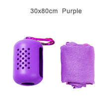 Load image into Gallery viewer, 30x80cm Quick Dry Towel Portable Silicone Cooling Relief Towel For Outdoor Diving Swimming Sports Yoga Gym Running Travel
