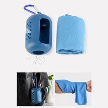 Load image into Gallery viewer, 30x80cm Quick Dry Towel Portable Silicone Cooling Relief Towel For Outdoor Diving Swimming Sports Yoga Gym Running Travel
