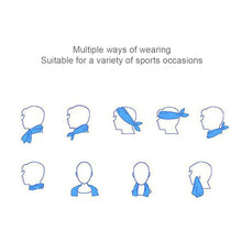 Load image into Gallery viewer, 30x80cm Quick Dry Towel Portable Silicone Cooling Relief Towel For Outdoor Diving Swimming Sports Yoga Gym Running Travel
