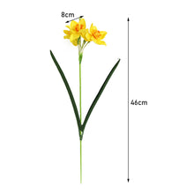 Load image into Gallery viewer, Artificial Narcissus Flower Bouquet Fake Desktop Flowers Home Wedding Decoration DIY Party Decor Bouquet Fake Flowers Desktop Flowers
