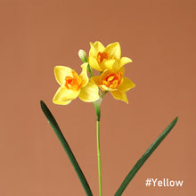 Load image into Gallery viewer, Artificial Narcissus Flower Bouquet Fake Desktop Flowers Home Wedding Decoration DIY Party Decor Bouquet Fake Flowers Desktop Flowers
