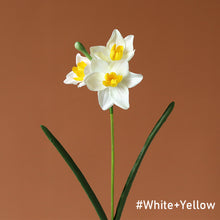 Load image into Gallery viewer, Artificial Narcissus Flower Bouquet Fake Desktop Flowers Home Wedding Decoration DIY Party Decor Bouquet Fake Flowers Desktop Flowers
