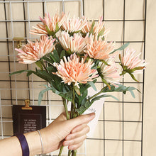 Load image into Gallery viewer, Artificial Flowers Short Branch Crab Claw 2 Fork Pincushion Christmas Garland Vase for Home Wedding Decoration Fake Planting
