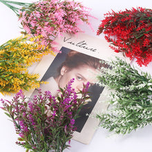 Load image into Gallery viewer, A Bunch of Provence Lavender Plastic Artificial Flowers False Plants Wedding Home Decoration Christmas Table Decoration
