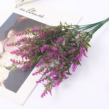 Load image into Gallery viewer, A Bunch of Provence Lavender Plastic Artificial Flowers False Plants Wedding Home Decoration Christmas Table Decoration
