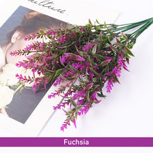 Load image into Gallery viewer, A Bunch of Provence Lavender Plastic Artificial Flowers False Plants Wedding Home Decoration Christmas Table Decoration
