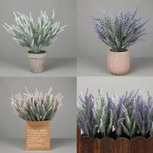 Load image into Gallery viewer, A Bunch of Provence Lavender Plastic Artificial Flowers False Plants Wedding Home Decoration Christmas Table Decoration
