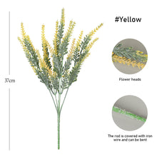 Load image into Gallery viewer, A Bunch of Provence Lavender Plastic Artificial Flowers False Plants Wedding Home Decoration Christmas Table Decoration

