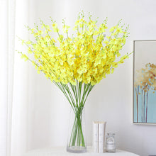 Load image into Gallery viewer, 5 Forks Oncidium Artificial Flowers Dancing Artificial Flower Wedding Home Decoration Fake Flower Decorative Flower Artificial Plant
