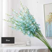 Load image into Gallery viewer, 5 Forks Oncidium Artificial Flowers Dancing Artificial Flower Wedding Home Decoration Fake Flower Decorative Flower Artificial Plant
