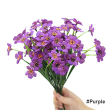 Load image into Gallery viewer, Spring Grass Flower Violet Artificial Flowers Wedding Party Silk Fake Flowers Home Room DIY Decor Marriage Decorations
