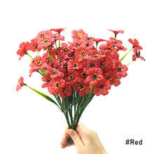 Load image into Gallery viewer, Spring Grass Flower Violet Artificial Flowers Wedding Party Silk Fake Flowers Home Room DIY Decor Marriage Decorations
