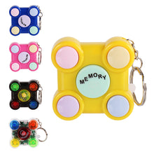 Load image into Gallery viewer, Memory Training Cube Key Chain Magic Rubik's Cube Children Toy Children Puzzle Memory Game LED Light Sound Interactive Toy
