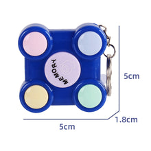 Load image into Gallery viewer, Memory Training Cube Key Chain Magic Rubik's Cube Children Toy Children Puzzle Memory Game LED Light Sound Interactive Toy
