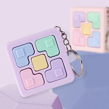 Load image into Gallery viewer, Memory Training Cube Key Chain Magic Rubik's Cube Children Toy Children Puzzle Memory Game LED Light Sound Interactive Toy
