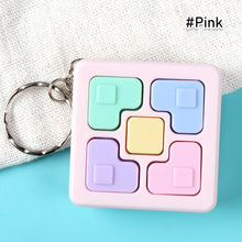 Load image into Gallery viewer, Memory Training Cube Key Chain Magic Rubik's Cube Children Toy Children Puzzle Memory Game LED Light Sound Interactive Toy

