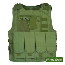 Load image into Gallery viewer, Tactical Military Gear Plate Carrier Vest Hunting Paintball Equipment Airsoft Combat Body Armor Outdoor Molle Assault CS Vests
