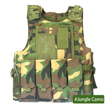 Load image into Gallery viewer, Tactical Military Gear Plate Carrier Vest Hunting Paintball Equipment Airsoft Combat Body Armor Outdoor Molle Assault CS Vests
