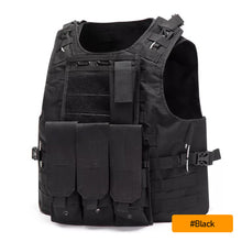 Load image into Gallery viewer, USMC Airsoft Military Tactical Vest Molle Combat Assault Plate Carrier Tactical Vest CS Outdoor Clothing Hunting Paintball Vest
