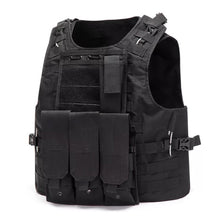 Load image into Gallery viewer, USMC Airsoft Military Tactical Vest Molle Combat Assault Plate Carrier Tactical Vest CS Outdoor Clothing Hunting Paintball Vest
