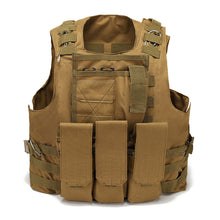 Load image into Gallery viewer, USMC Airsoft Military Tactical Vest Molle Combat Assault Plate Carrier Tactical Vest CS Outdoor Clothing Hunting Paintball Vest
