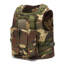Load image into Gallery viewer, USMC Airsoft Military Tactical Vest Molle Combat Assault Plate Carrier Tactical Vest CS Outdoor Clothing Hunting Paintball Vest
