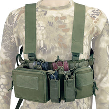 Load image into Gallery viewer, Nylon CS Match Wargame TCM Chest Rig Airsoft Tactical Vest Military Pack Magazine Pouch Holster Molle System Waist Men Swat Vest

