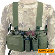 Load image into Gallery viewer, Nylon CS Match Wargame TCM Chest Rig Airsoft Tactical Vest Military Pack Magazine Pouch Holster Molle System Waist Men Swat Vest
