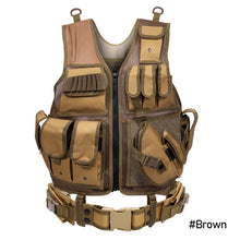 Load image into Gallery viewer, Tactical Vest Army Military Vest Combat Armor Vests Mens Tactical Hunting Vest Army Adjustable Armor CS Training Vest Airsoft
