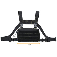Load image into Gallery viewer, 1000D Tactical Chest Rig Bag Holster Military Bag CS Wargame Chest Rig Airsoft Magazine Holster Molle System Men Nylon Backpack
