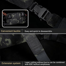 Load image into Gallery viewer, 1000D Tactical Chest Rig Bag Holster Military Bag CS Wargame Chest Rig Airsoft Magazine Holster Molle System Men Nylon Backpack
