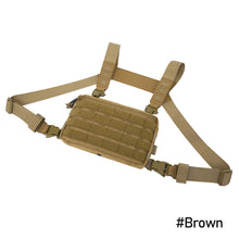 Load image into Gallery viewer, 1000D Tactical Chest Rig Bag Holster Military Bag CS Wargame Chest Rig Airsoft Magazine Holster Molle System Men Nylon Backpack
