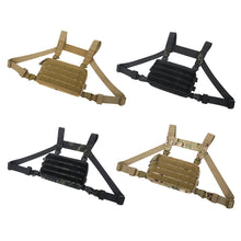 Load image into Gallery viewer, 1000D Tactical Chest Rig Bag Holster Military Bag CS Wargame Chest Rig Airsoft Magazine Holster Molle System Men Nylon Backpack
