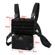 Load image into Gallery viewer, Tactical Chest Rig Micro Chassis SACK Pouch H Harness M4 AK Magazine Insert Airsoft Paintball Accessories Hunting Vest
