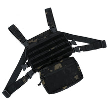 Load image into Gallery viewer, Tactical Chest Rig Micro Chassis SACK Pouch H Harness M4 AK Magazine Insert Airsoft Paintball Accessories Hunting Vest
