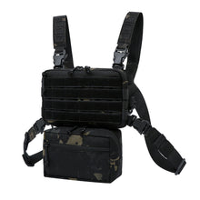 Load image into Gallery viewer, Tactical Chest Rig Micro Chassis SACK Pouch H Harness M4 AK Magazine Insert Airsoft Paintball Accessories Hunting Vest
