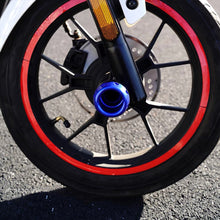 Load image into Gallery viewer, Universal 2Pcs Aluminum Alloy Motorcycles Falling Protector Explosion-proof Frame Slider Front Fork Cups Sliders Falling Crash
