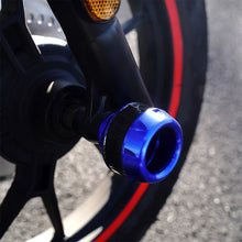 Load image into Gallery viewer, Universal 2Pcs Aluminum Alloy Motorcycles Falling Protector Explosion-proof Frame Slider Front Fork Cups Sliders Falling Crash
