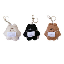 Load image into Gallery viewer, Cute Mini Bear with Mouth Mask Plush Toy Key Chain Bear Pendant Bag Backpack Decoration Key Ring Soft Stuffed Toy
