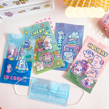 Load image into Gallery viewer, 5pcs Cute Cookie Ziplock Bag Sealing Bag Make Up Brush Storage Bag Jewelry Gift Bag Candy Bags
