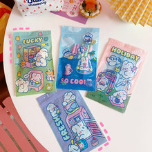 Load image into Gallery viewer, 5pcs Cute Cookie Ziplock Bag Sealing Bag Make Up Brush Storage Bag Jewelry Gift Bag Candy Bags
