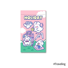 Load image into Gallery viewer, 5pcs Cute Cookie Ziplock Bag Sealing Bag Make Up Brush Storage Bag Jewelry Gift Bag Candy Bags
