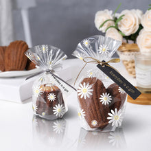 Load image into Gallery viewer, 50/100pcs Daisy Transparent Packaging Bags Bread Cookie Snack Storage Bag Christmas Apple Chocolate Candy Party Gift Bag
