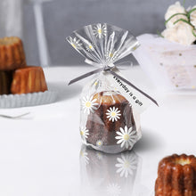 Load image into Gallery viewer, 50/100pcs Daisy Transparent Packaging Bags Bread Cookie Snack Storage Bag Christmas Apple Chocolate Candy Party Gift Bag
