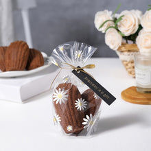 Load image into Gallery viewer, 50/100pcs Daisy Transparent Packaging Bags Bread Cookie Snack Storage Bag Christmas Apple Chocolate Candy Party Gift Bag
