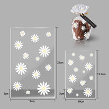 Load image into Gallery viewer, 50/100pcs Daisy Transparent Packaging Bags Bread Cookie Snack Storage Bag Christmas Apple Chocolate Candy Party Gift Bag

