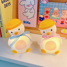 Load image into Gallery viewer, Cartoon Duck Lamp Night Light Cute Animal Room Decoration LED Lamp Girl Kids Children Birthday Gifts Eye Protecting Lamp
